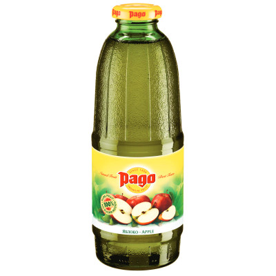 Сок Pago яблочный восстановленный осветлённый без сахара, 750мл