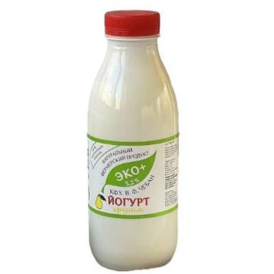 Йогурт КФХ Чебан Груша 3.2%, 500мл