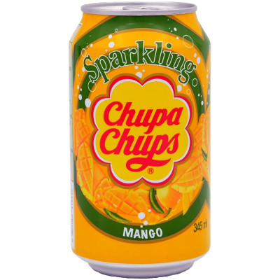 Напиток безалкогольный Sparkling Chupa Chups Манго газированный, 345мл