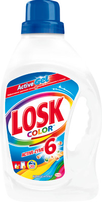 Гель для стирки Losk Active 6 Gel Color, 1.46л