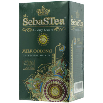 Чай SebasTea Milk Oolong зелёный с ароматом молока, 25х1.5г