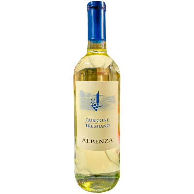 Вино Альбензе Треббьяно Рубиконе белое сухое 10.5%, 750мл