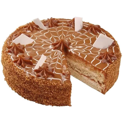 Торт бисквитный Карамельный, 600г