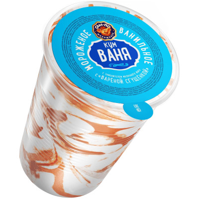 Мороженое Сампо Кум-Ваня Ванильное с варёной сгущёнкой, 80г