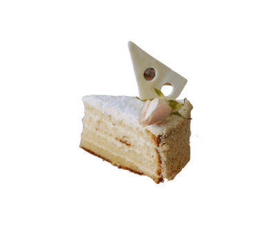 Торт Сернурская Кондитерка Сырный с фруктовой начинкой, 100г