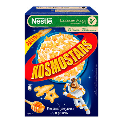 Завтрак готовый Kosmostars медовый, 325г
