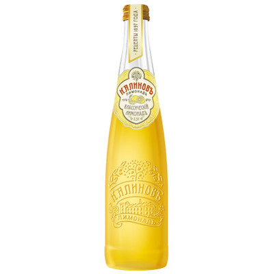 Напиток безалкогольный Калиновъ Лимонадъ Классический, 500мл