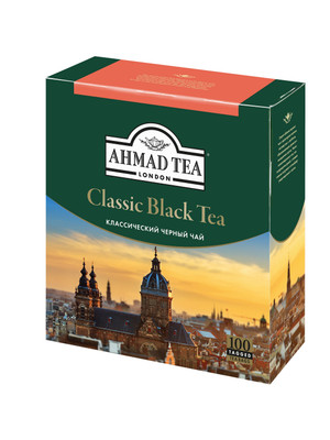 Чай Ahmad Tea Классический чёрный в пакетиках, 100х2г