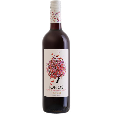 Вино Ionos Red красное сухое 12%, 750мл