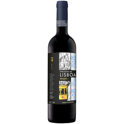 Вино Encostas De Lisboa красное сухое 13.5%, 750мл