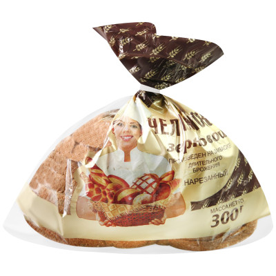 Хлеб Челны-Хлеб Цельнозерновой, 300г