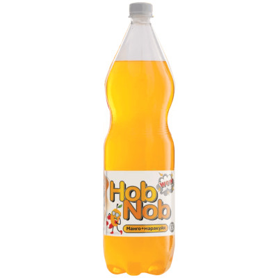 Напиток среднегазированный Hobnob манго-маракуйя безалкогольный, 1.5л