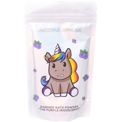 Пудра-шиммер Unicorns Approve The Purple Iridescence для ванны, 150г