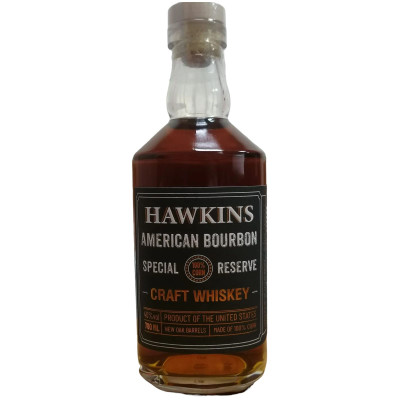 Виски Hawkins American Bourbon Special Reserve выдержка 3 года 40%, 700мл