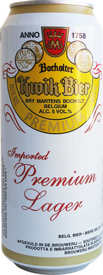 Пиво Martens Bocholter Kwik Bier светлое 5%, 500мл