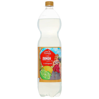Напиток Суздальские Напитки лимон-лайм сильногазированный, 1.5л