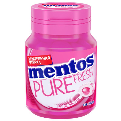 Жевательная резинка Mentos Pure Fresh Тутти Фрутти, 54г