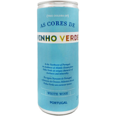 Вино белое полусухое As Cores De Vinho Verde, 250мл
