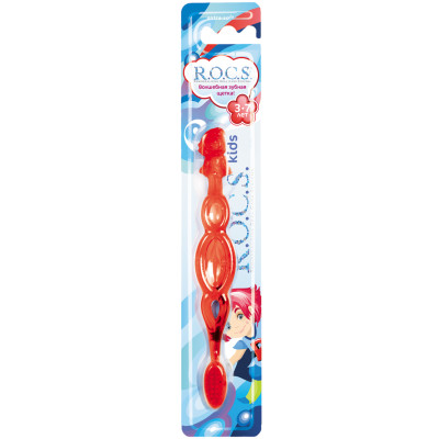 Зубная щётка детская R.O.C.S. Kids 3-7 лет ультрамягкая в ассортименте