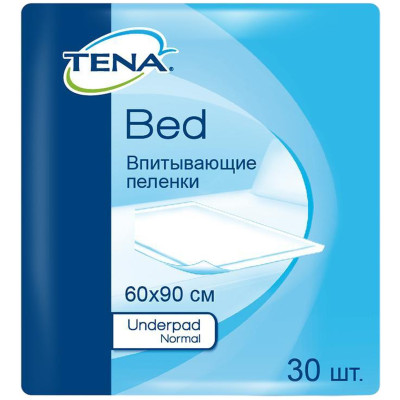 Простыни Tena Bed впитывающие 60х90, 30шт