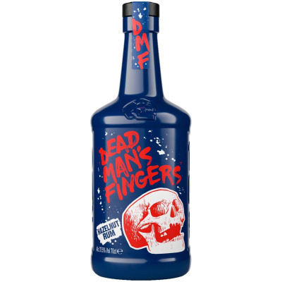 Спиртной напиток Dead Man`s Fingers Huzelnut Rum на основе рома со вкусом лесного ореха 37.5%, 700мл