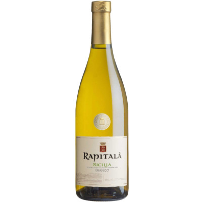 Вино Rapitala Bianco белое сухое 13%, 0.75л
