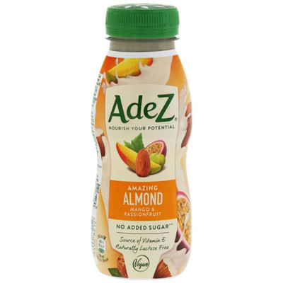 Напиток AdeZ Восхитительный миндаль с манго и маракуйей обогащённый витаминами, 250мл