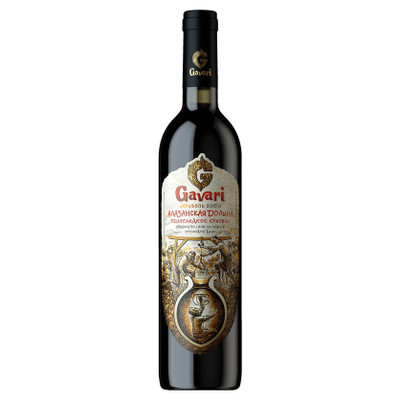 Вино Gavari Алазанская Долина красное полусладкое 11-13%, 700мл