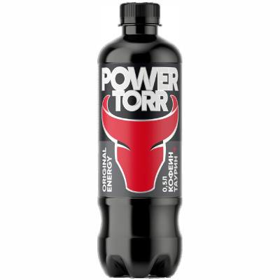 Напиток Power Torr Energy тонизирующий газированный безалкогольный, 500мл