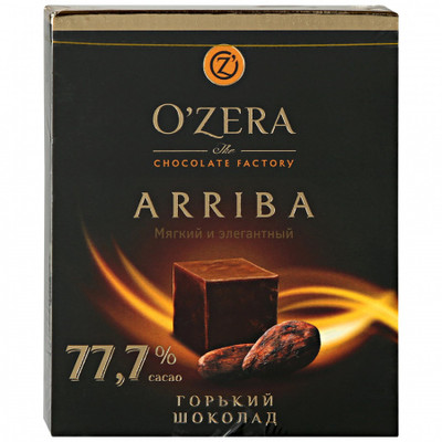 Шоколад горький Ozera Arriba 77.7%, 90г