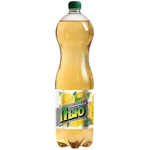 Напиток безалкогольный Пъю Лимонад сильногазированный, 1.5л