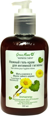 Гель-крем Green Mama мать-и-мачеха и масло чайного дерева для интимной гигиены, 300мл