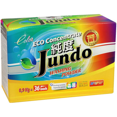Порошок Jundo Color экологичный концентрированный для стирки цветного белья, 900г