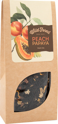 Чай Wild Forest Peach Papaya чёрный листовой, 100г
