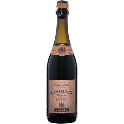 Напиток винный Lucido Lambrusco Россо красный сладкий 8% газированный, 750мл