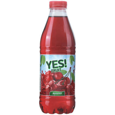 Напиток Yes! Fruit вишня негазированный, 1л