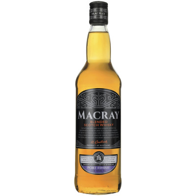 Виски Macray Port Finish шотландский купажированный 40%, 700мл