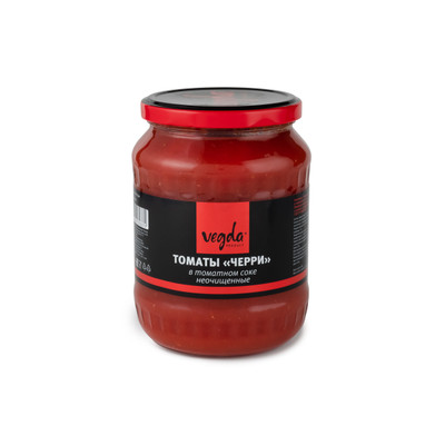 Томаты черри Vegda Product в томатном соке, 720г