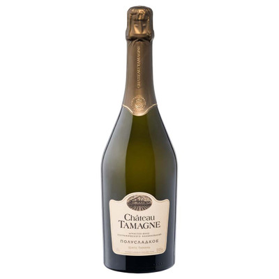 Шампанское Chateau Tamagne белое полусладкое 10.5%, 750мл