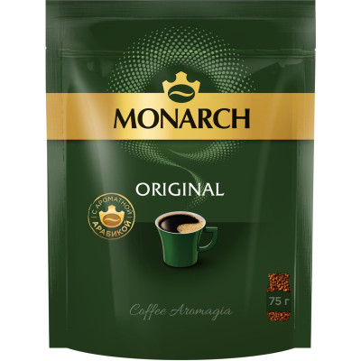 Кофе Monarch Original натуральный растворимый сублимированный, 75г
