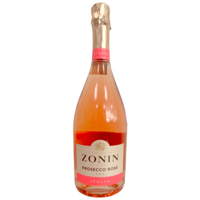 Вино игристое Zonin Prosecco Rose розовое брют 11%, 750мл