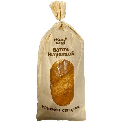 Батон Русский Хлеб нарезной, 400г