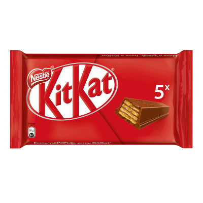 Шоколад молочный KitKat с хрустящей вафлей, 145г
