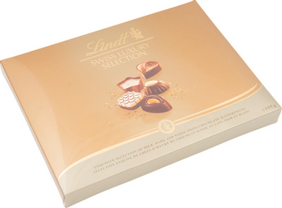 Набор конфет Lindt Lindor Swiss Luxury шоколадные ассорти, 195г