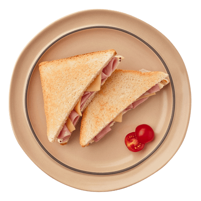Клаб-сэндвич двойной с ветчиной и сыром Шеф Перекрёсток, 180г