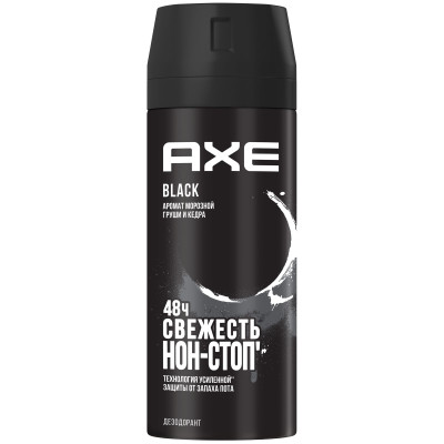 Дезодорант Axe Black мужской спрей, 150мл