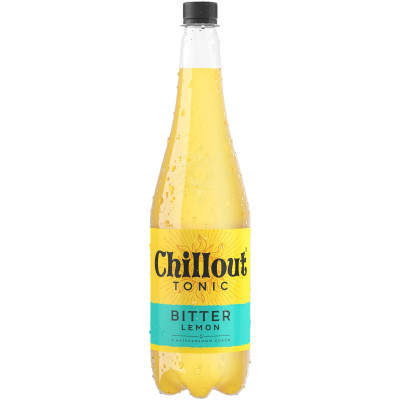 Напиток Chillout Bitter Lemon безалкогольный сильногазированный, 900мл