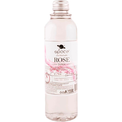Напиток безалкогольный Space Rose Tonic сильногазированный, 330мл