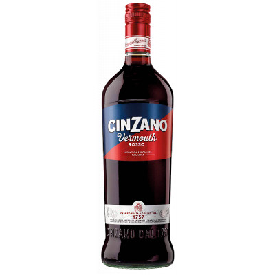 Винный напиток Вермут Cinzano Rosso красный сладкий 15%, 500мл