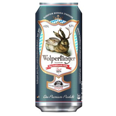 Пиво Wolpertinger Традиционное светлое 5.1%, 500мл